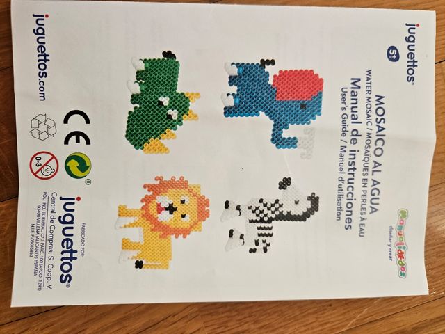 Mosaico agua animales: 1200 piezas