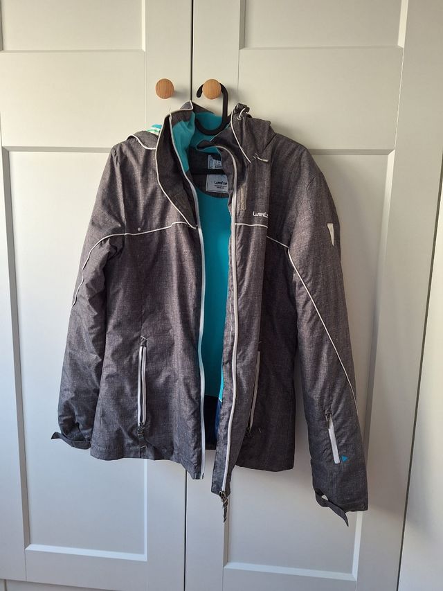 Chaqueta Wed'ze gris-teal