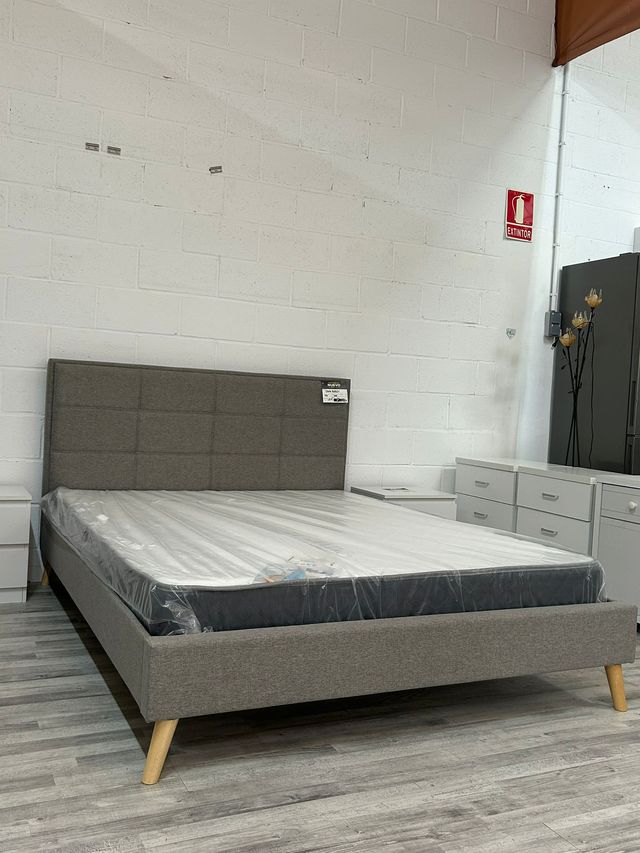 Cama Matrimonio 150x190 + Cabecero Nuevo