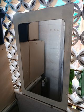 Espejo blanco 49x80cm