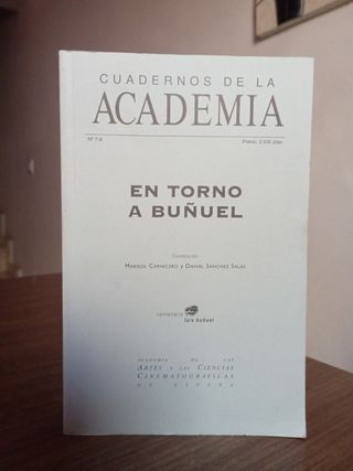 Cuadernos de la academia 
N°7-8 
En torno a Buñuel
