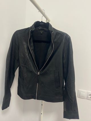 Chaqueta cuero Massimo Dutti