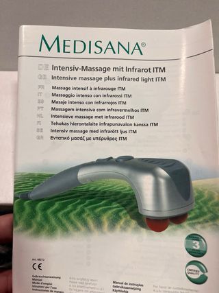 Masajeador Medisana infrarrojos