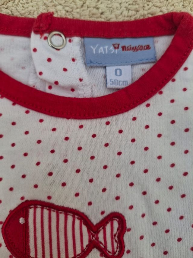 4 Pijamas bebé 0-3 meses