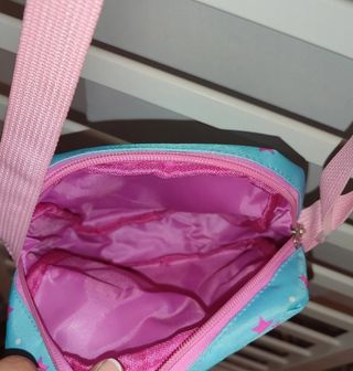 Bandolera infantil celeste con estrellas