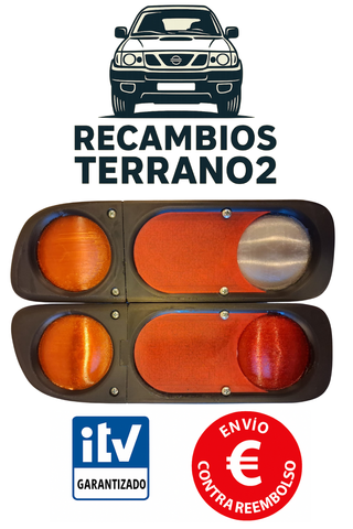 Pareja Pilotos traseros Nissan Terrano 2