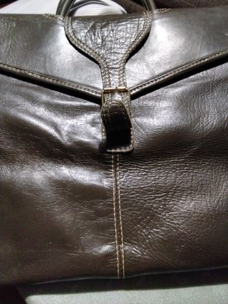 Bolsa Piel Marrón
