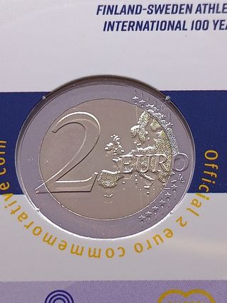 2€ moneta Finlandia 2025. Giochi Fin-Sve