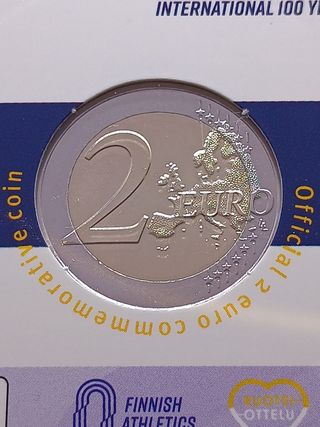 2€ moneta Finlandia 2025. Giochi Fin-Sve