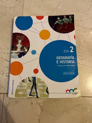 Libro de Geografía e Historia 2 ESO Anaya