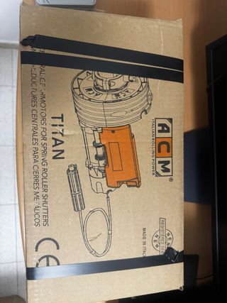 Motor persiana ACM Titan: Cierre exterior