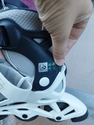 Patines Oxelo Decathlon niña talla de 32 a 35