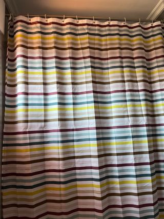 Cortina de ducha multicolor