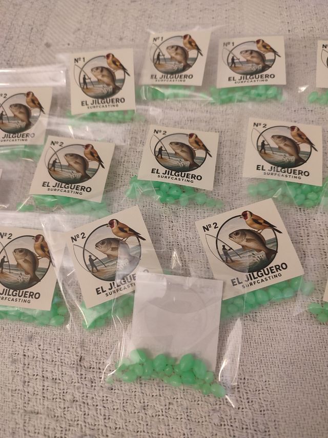 Topes de nudo pesca el Jilguero surfcasting 