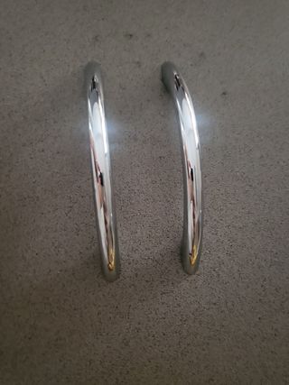 2 Tiradores Cromados para Muebles
