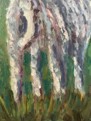 Cuadro original al óleo ,cordero