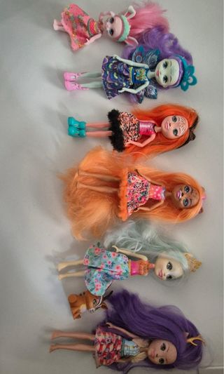 6 Muñecas Enchantimals Mattel
