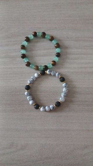 Braccialetti pietre naturali - 2pz