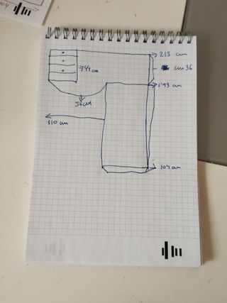 Mueble juvenil - estantería con armario