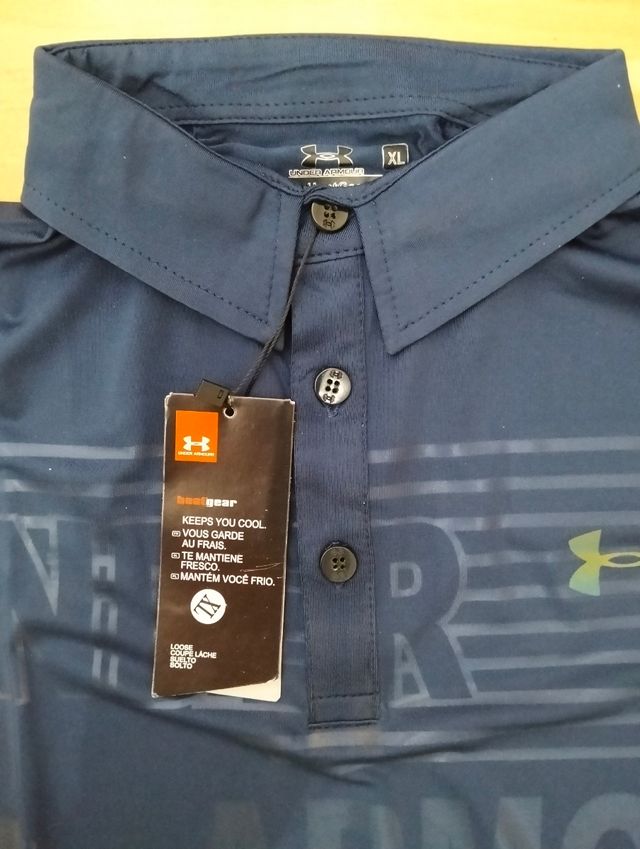 Polo Under Armour Hombre Azul