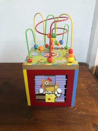Cubo Actividades Bebé - Madera