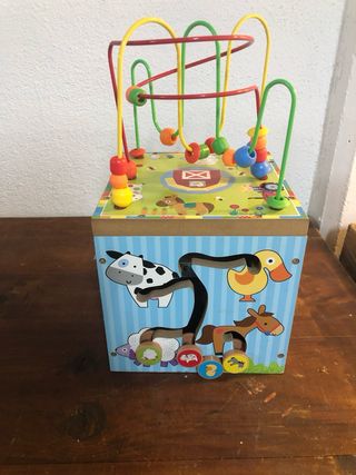 Cubo Actividades Bebé - Madera