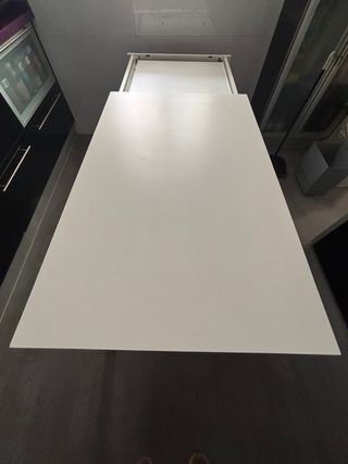 Mesa comedor/cocina Blanca extensible
120/180x74cm