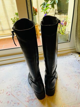 Botas altas Camila's - Piel negra