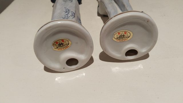 Pareja figuras porcelana vintage