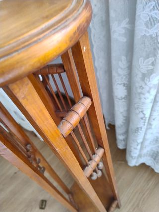 Mesita auxiliar madera marrón
