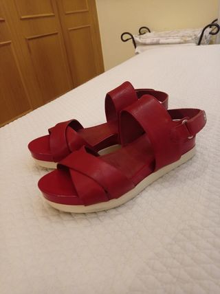 Sandalias Pikolinos Piel Roja