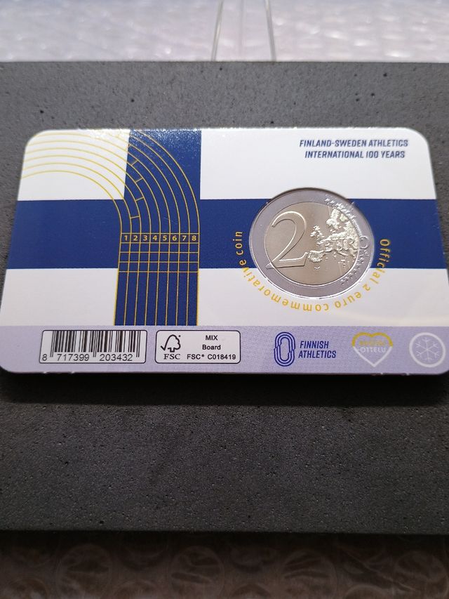 2€ moneta Finlandia 2025. Giochi Fin-Sve