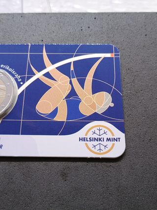 2€ moneta Finlandia 2025. Giochi Fin-Sve