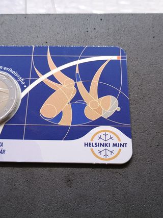 2€ moneta Finlandia 2025. Giochi Fin-Sve