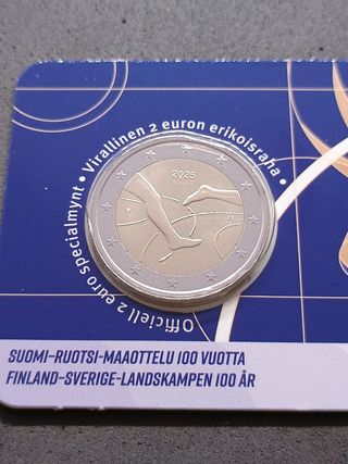 2€ moneta Finlandia 2025. Giochi Fin-Sve
