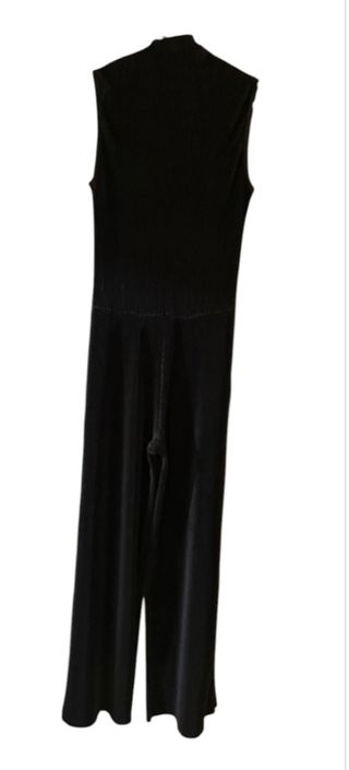 Mono Zara negro plisado - Talla S