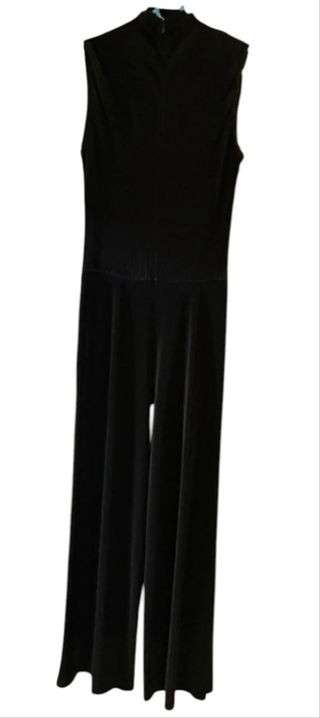 Mono Zara negro plisado - Talla S