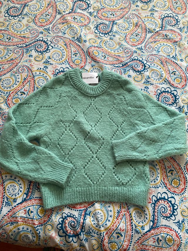 Suéter Tintoretto Verde - Talla M