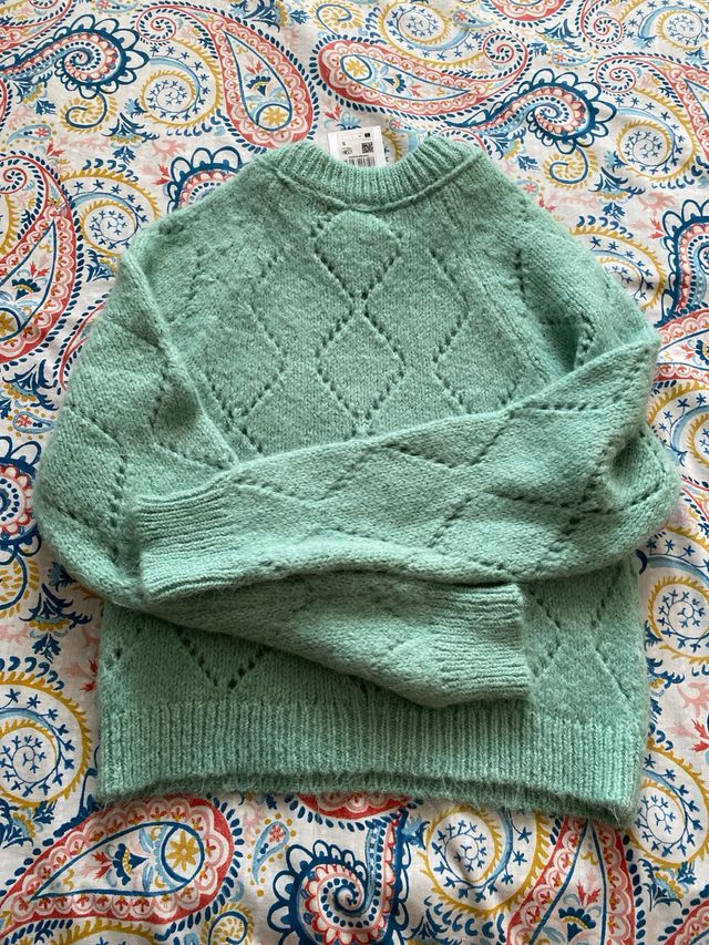 Suéter Tintoretto Verde - Talla M