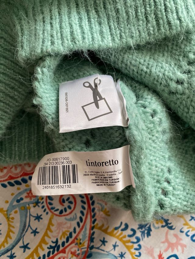 Suéter Tintoretto Verde - Talla M