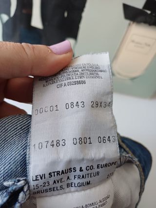 Vaqueros Levi's Twisted - Azul