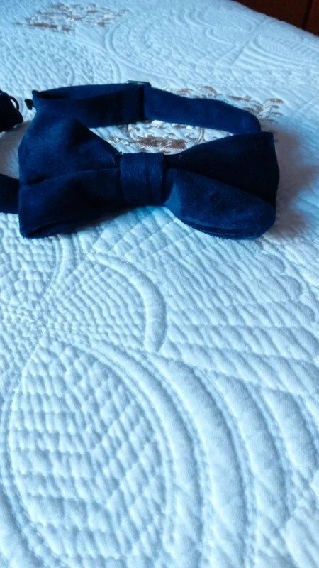 Blazer terciopelo azul para niño