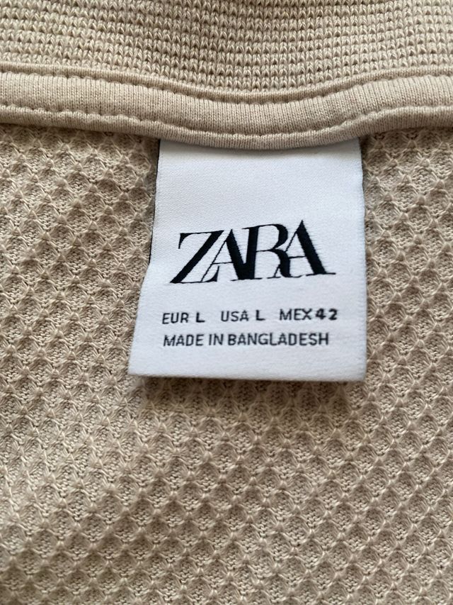 Polo beige Zara - Talla M