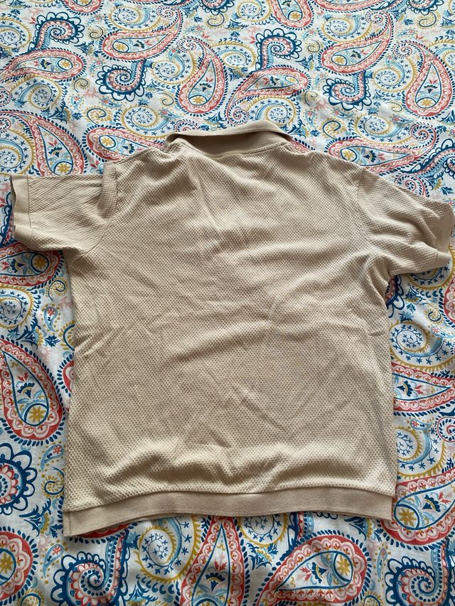 Polo beige Zara - Talla M