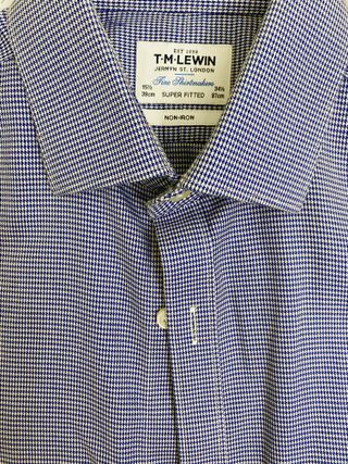 Camisa T.M.Lewin azul