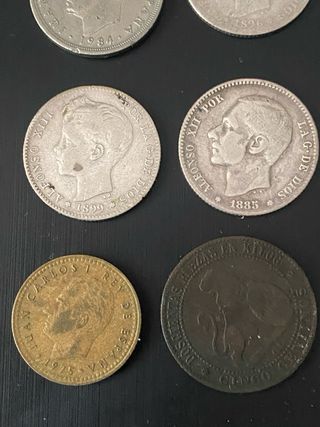 8 Monedas Antiguas - Colección