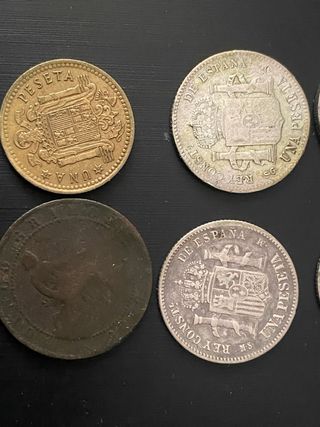 8 Monedas Antiguas - Colección