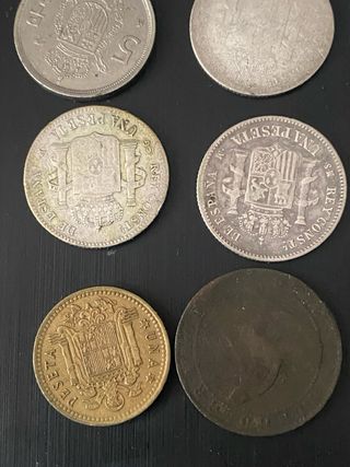 8 Monedas Antiguas - Colección