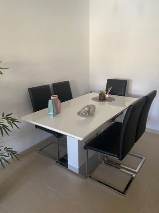 Mesa comedor 6 sillas - Moderna