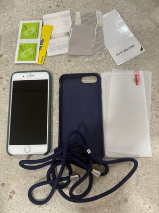 Para iPhone 8Plus: 2 fundas + 1 protector pantalla